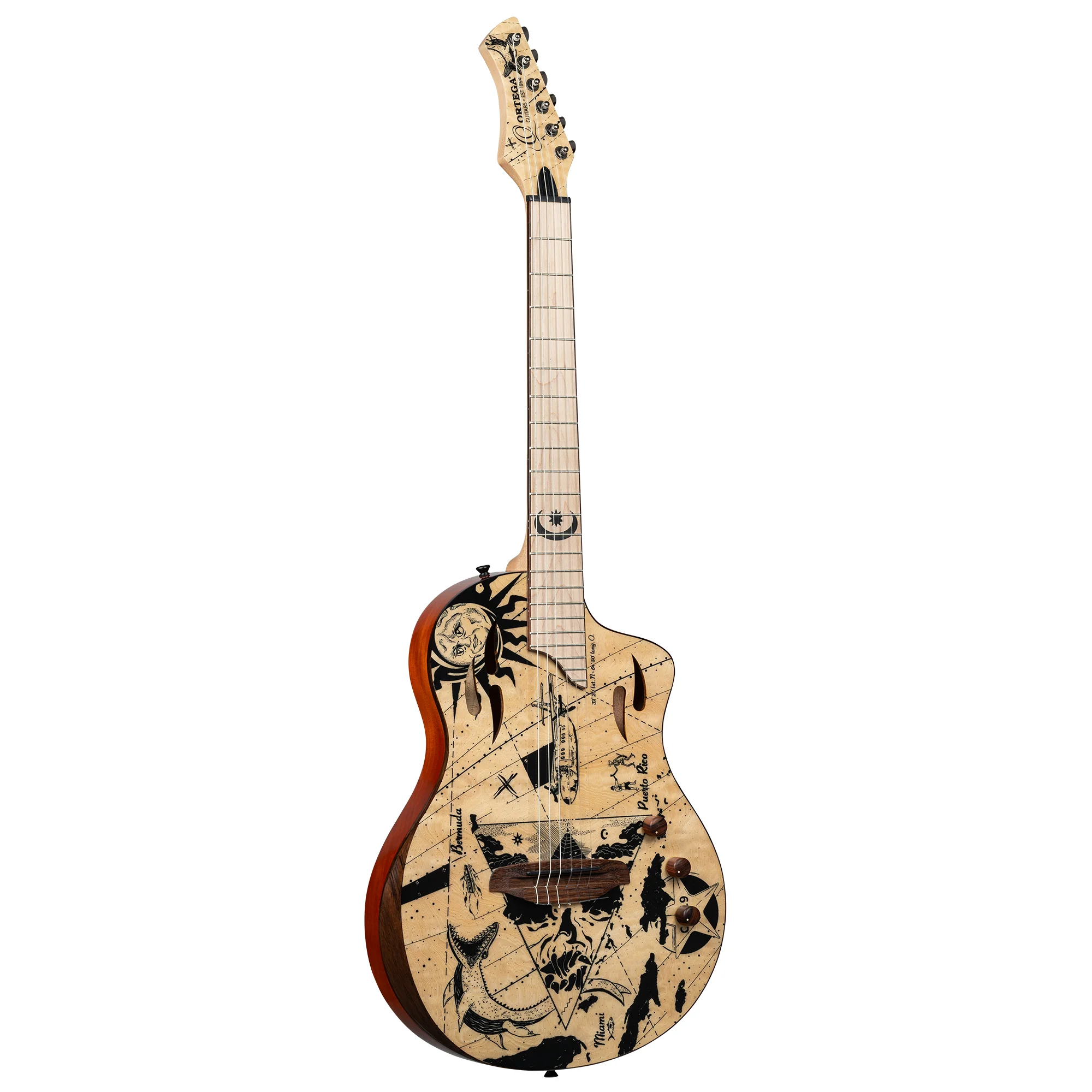 Ortega RTPG-LS2 TourPlayer - Dreiviertelansicht: ¾ Perspektive