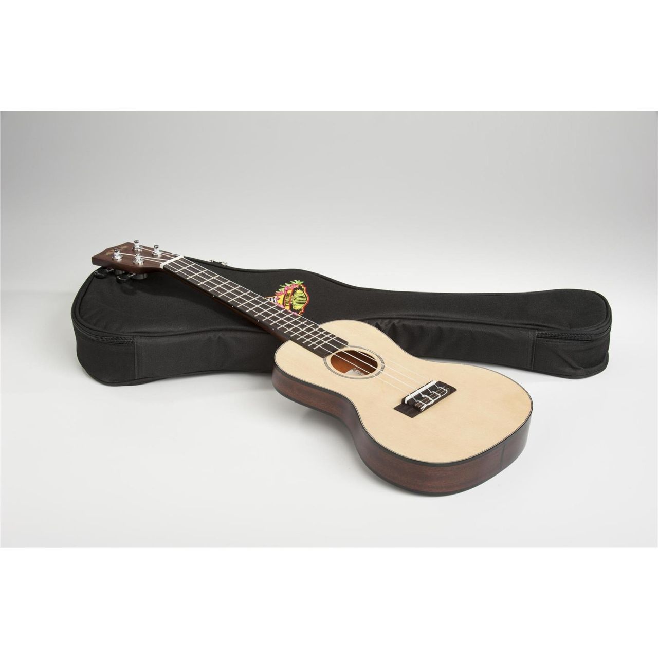 Spruce Top Mahogany Travel Concert Ukulele with a Gigbag