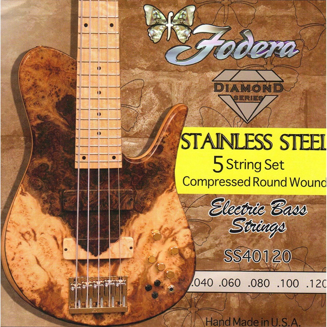 SS40120 5-String Set Stainless Steel - Bass Saitensatz