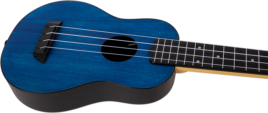 TUSL35 Dark Blue Travel Concert Scale Soprano Ukulele