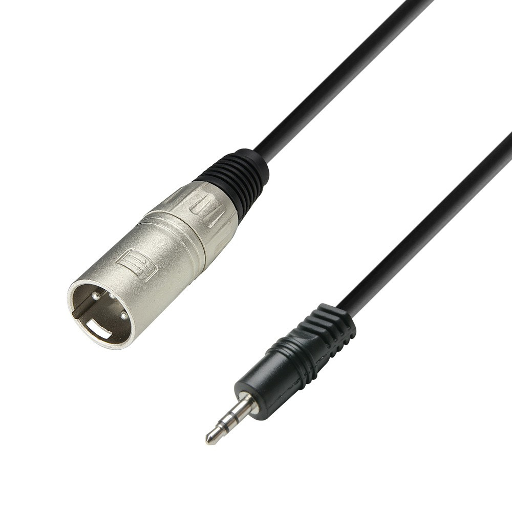 3 STAR BWM 0300 - Symmetrisches Kabel XLR Male/Miniklinke TRS 3 m