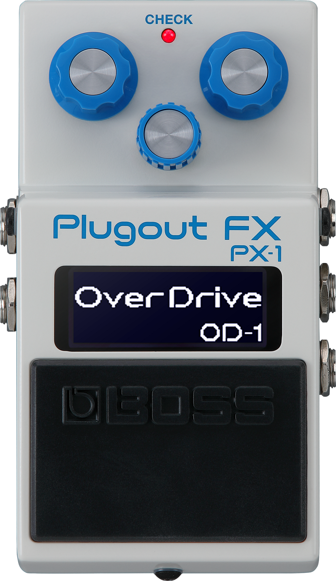 Boss PX-1 Plugout FX Multieffektpedal mit LCD-Display und Reglern