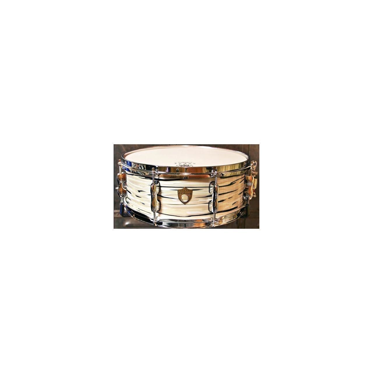 14" x 6,5" Trilogy Snare Drum Mint Oyster Pearl