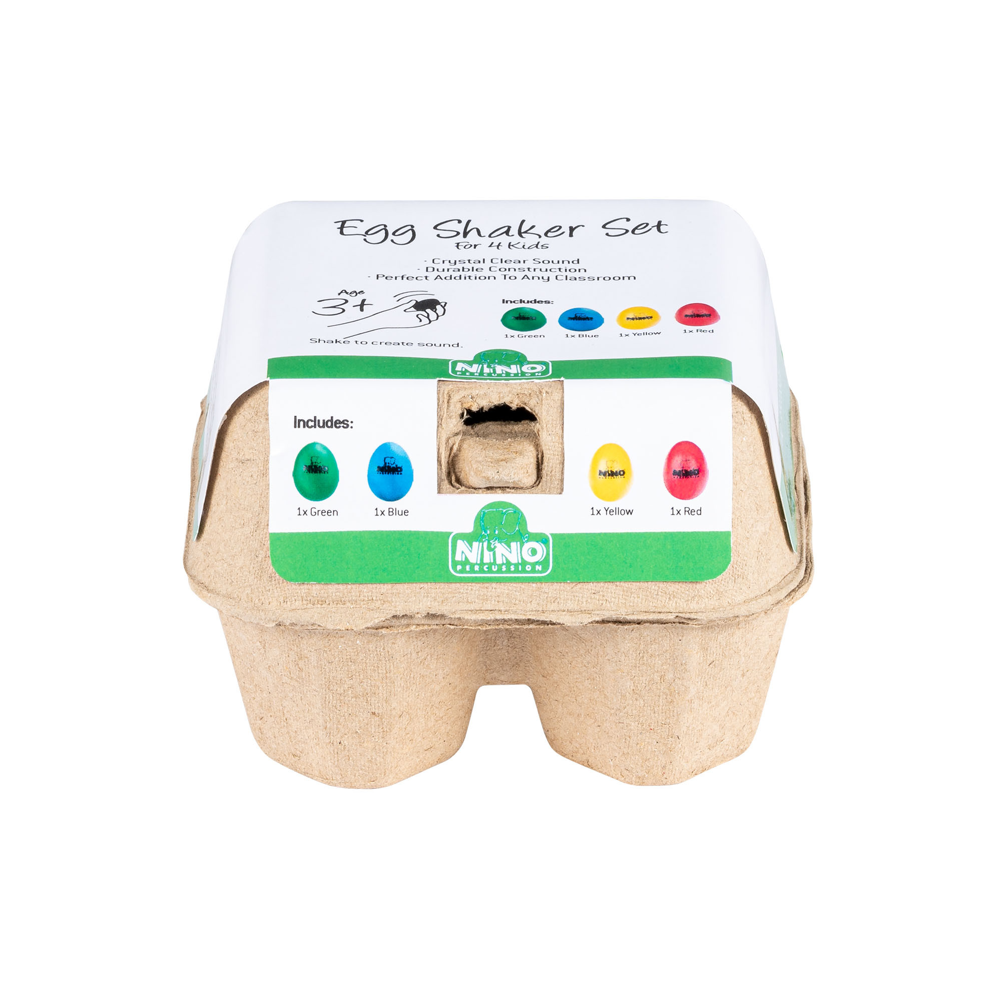 SET20 Egg Shaker Set (4-teilig) – Percussion Rasseln für Kinder