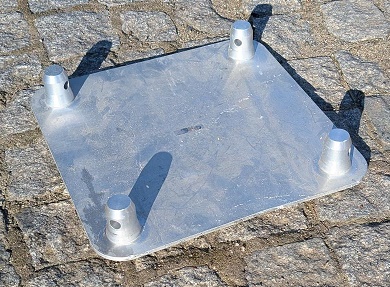 Bodenplatte für 4-Punkt Truss (gebraucht) Bodenplatte für 4-Punkt Truss (gebraucht)