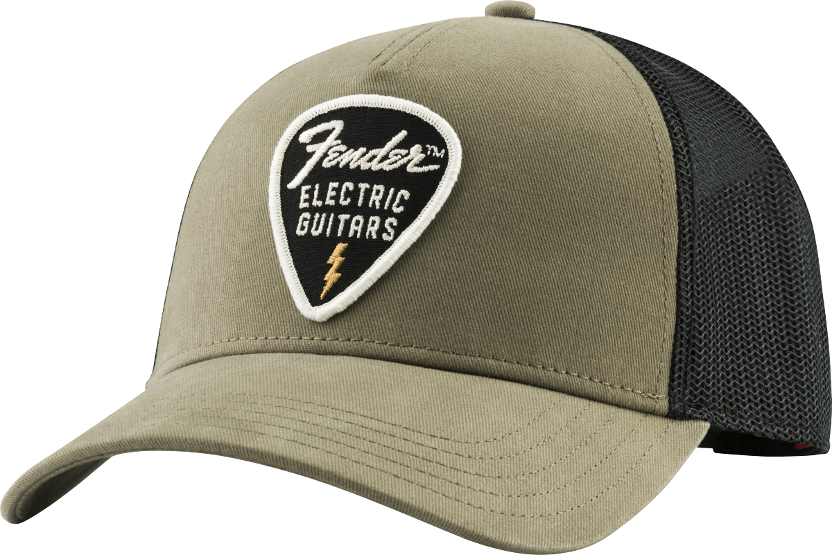 Snap Back Pick Patch Hat Olive