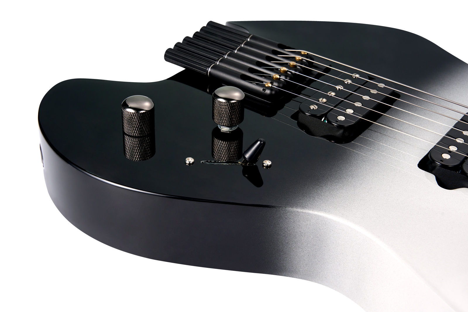 MHL50 Headless Guitar Black-White Gradient