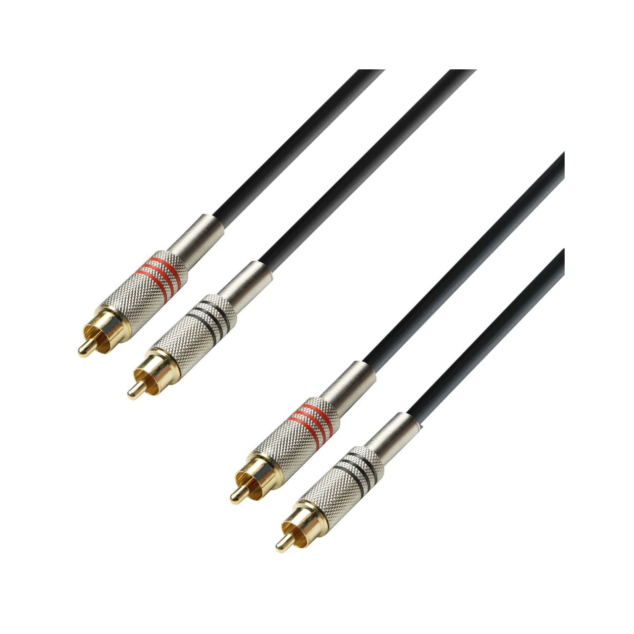 Adam Hall Audiokabel 2x Cinch auf 2x Cinch 6m