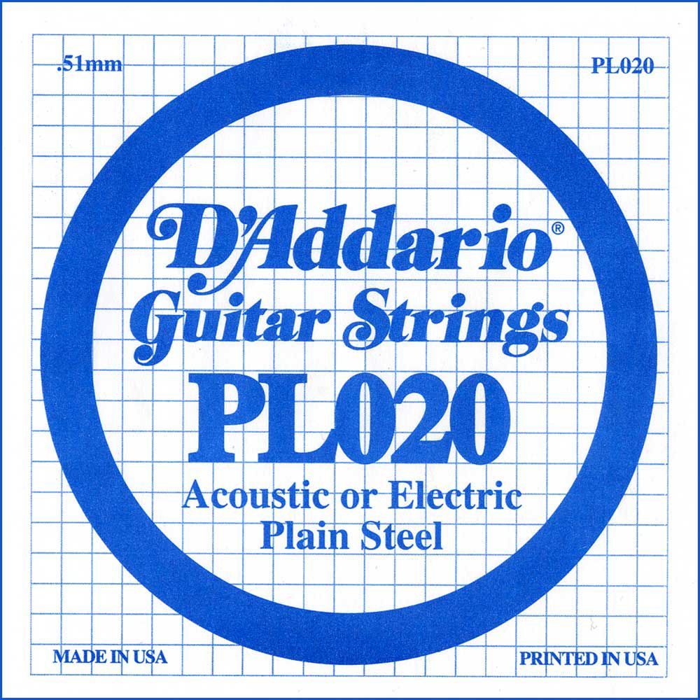 PLAIN STEEL SINGLESTRING PL020 (Einzelsaite ohne Verpackung) PLAIN STEEL SINGLESTRING PL020 (Einzelsaite ohne Verpackung)