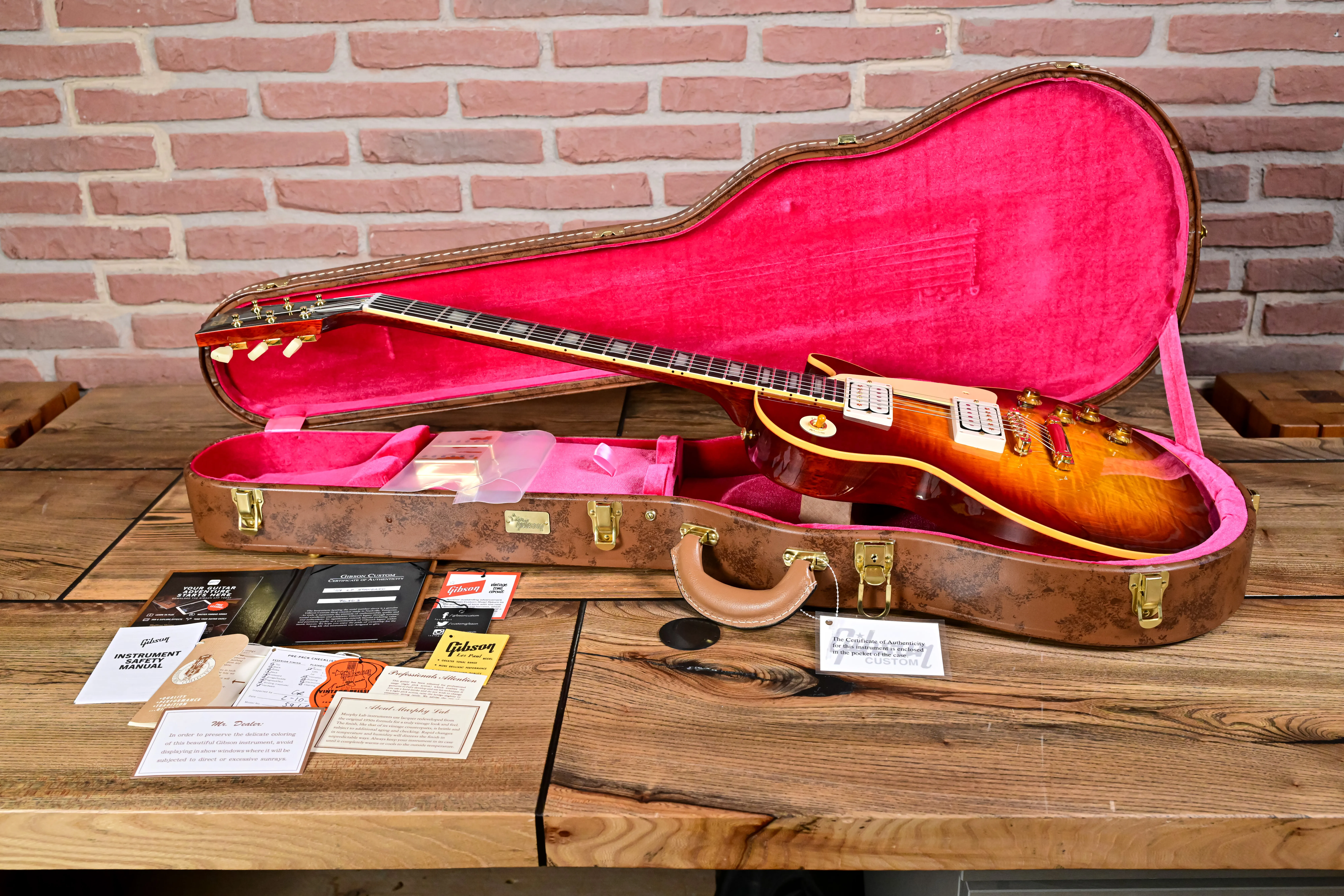 59 Les Paul Standard M2M Dark Cherry Burst VOS #96363
