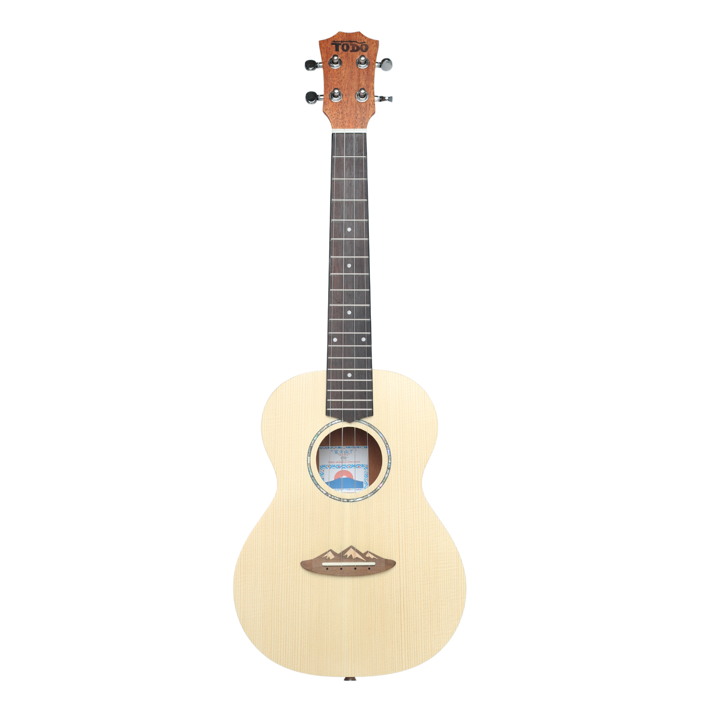 Mountain Fuji Ukulele Spruce  Top Solid