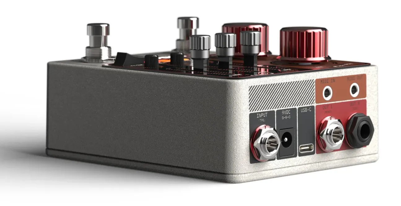 Handmade in Italy Cornerstone Nucleo reverb pedal chassis