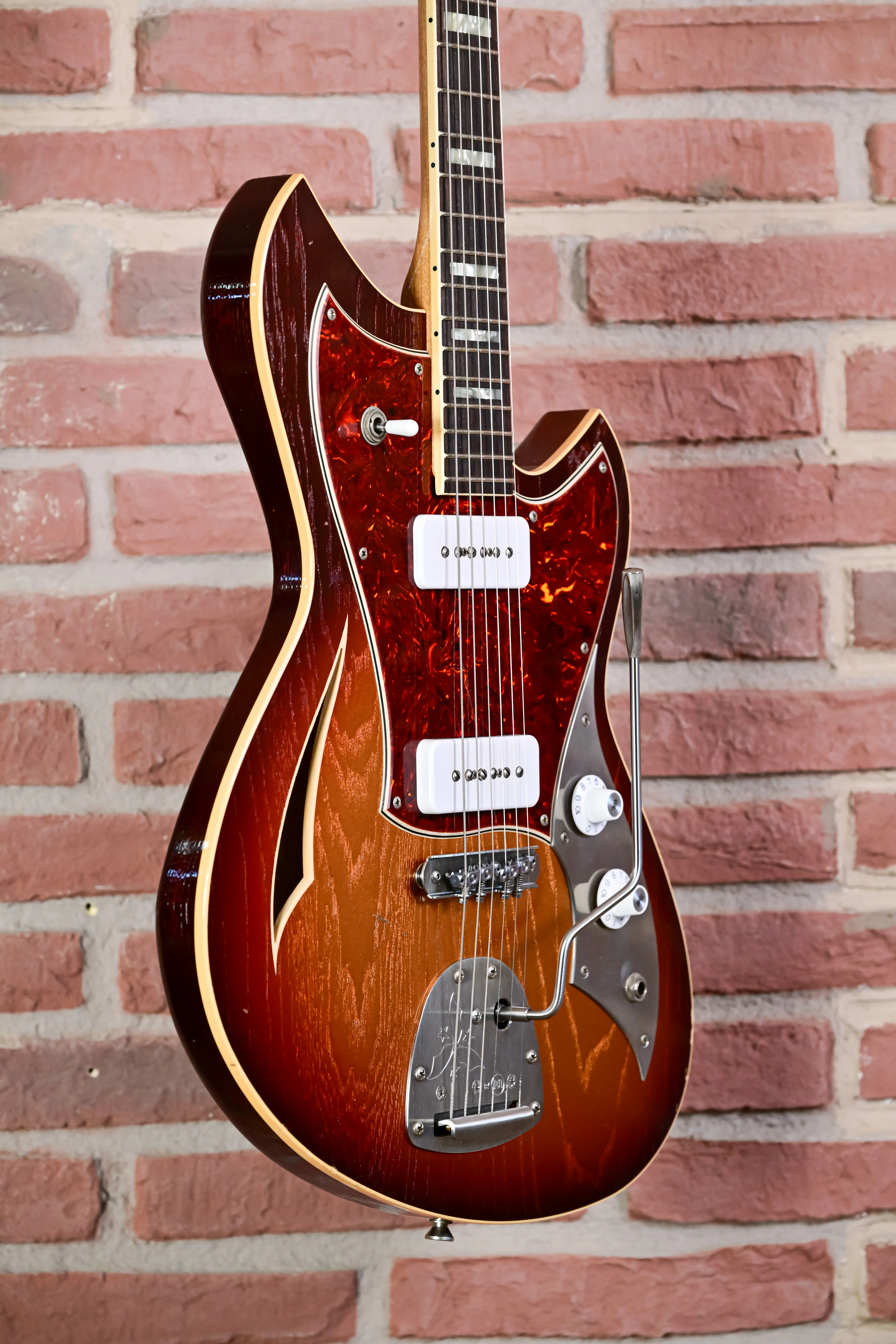 Miris J Mayan Burst 4-ply Tortoise Shell Light Distress