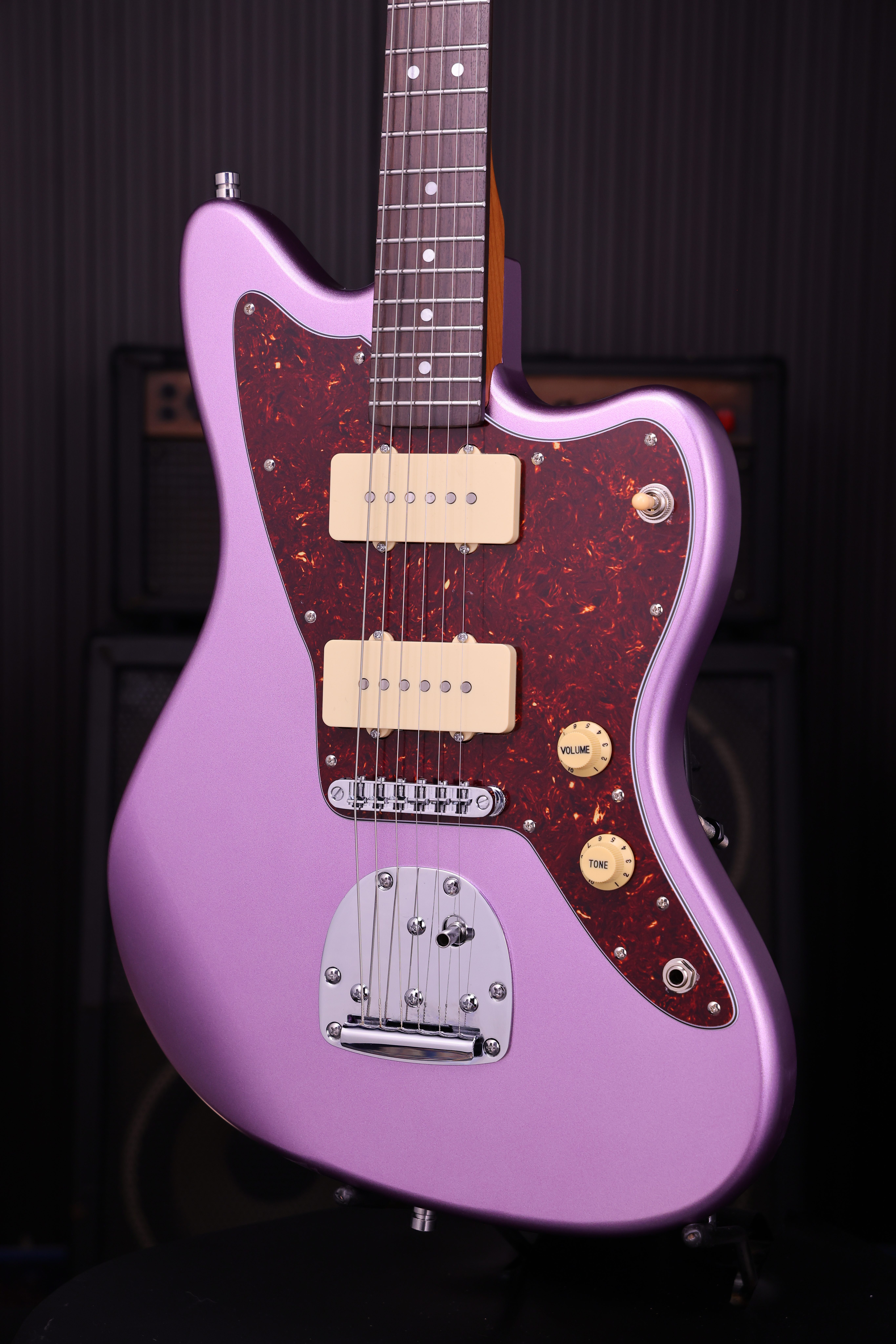 PJ-3 Purple P90 E-Gitarre