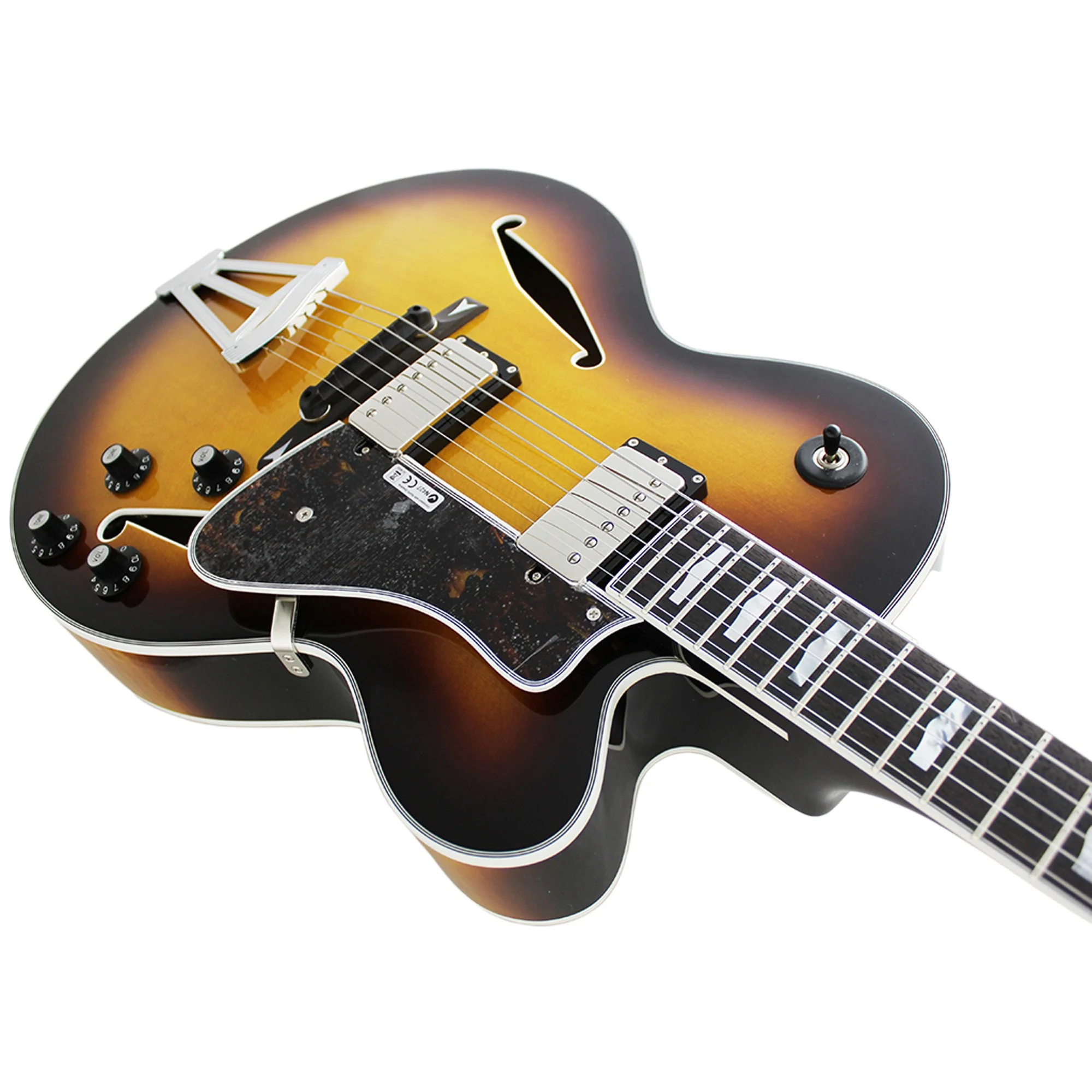 Masterfield Jazz Burst - Hollowbody E-Gitarre