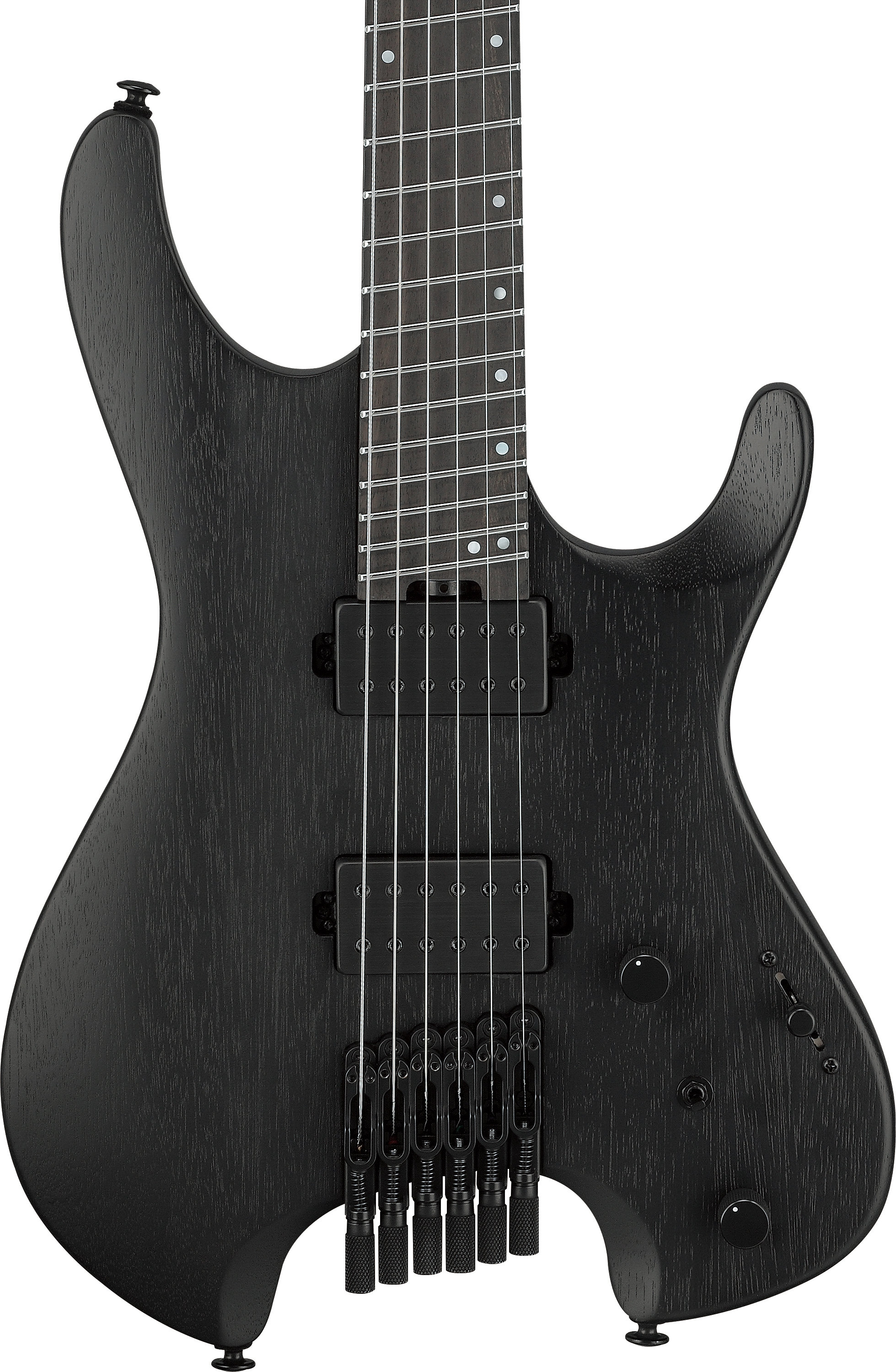 QX52B-WK Quest Headless E-Gitarre Weathered Black 
