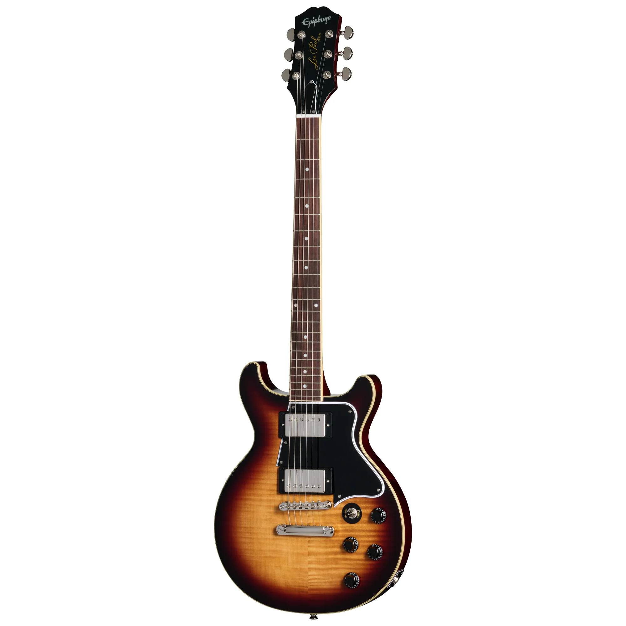 Epiphone Les Paul Special Double Cut Figured Bourbon Burst - Gesamtansicht