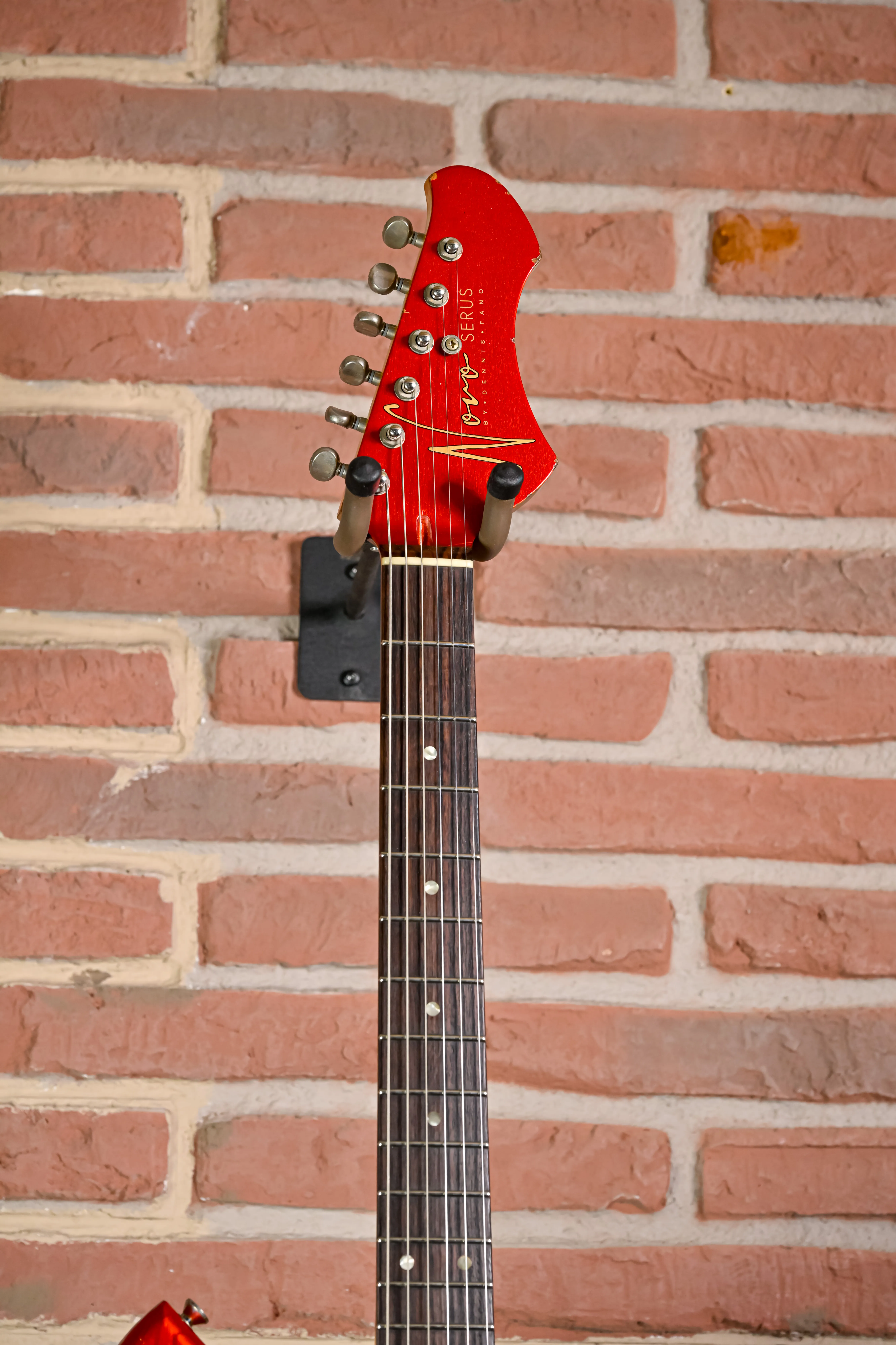 Serus J Candy Apple Red - 4-Ply T-Shell Light Distress