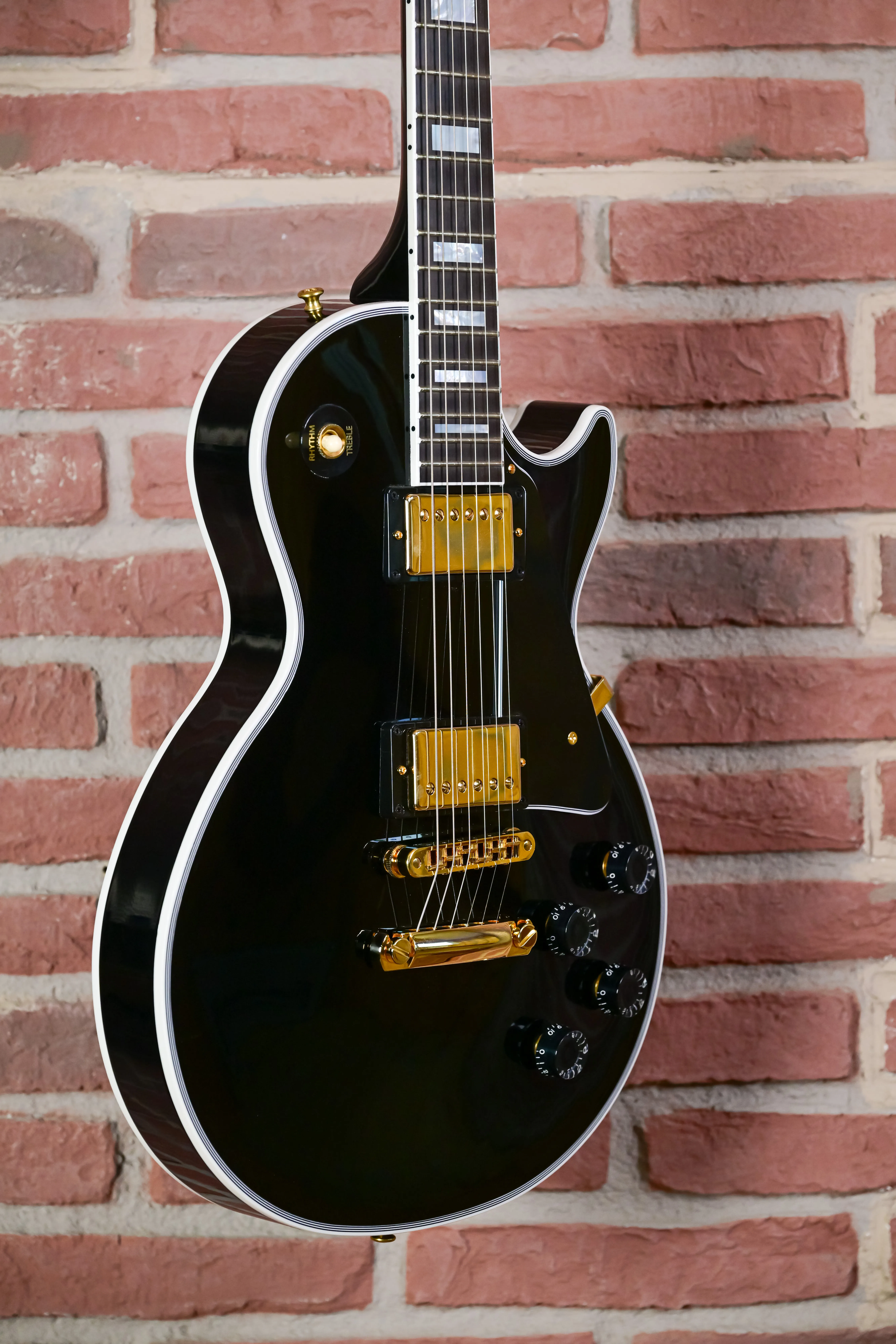 Les Paul Custom 25 1/2 Scale Ebony Gloss Gold Hardware