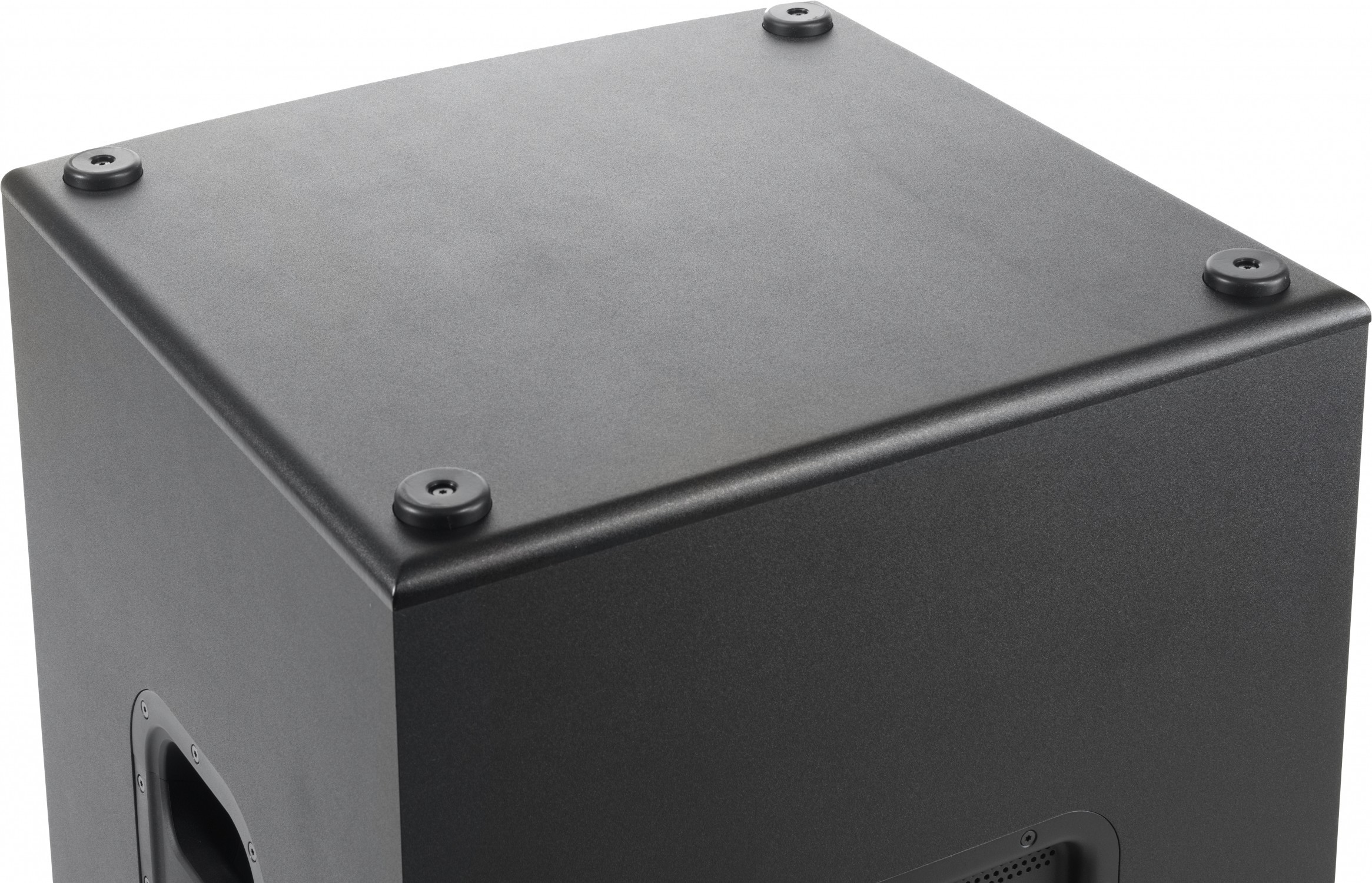 1037082_9 JBL IRX-115S von unten – eingebaute M20-Pole-Mount Buchse auf der Untenseite
