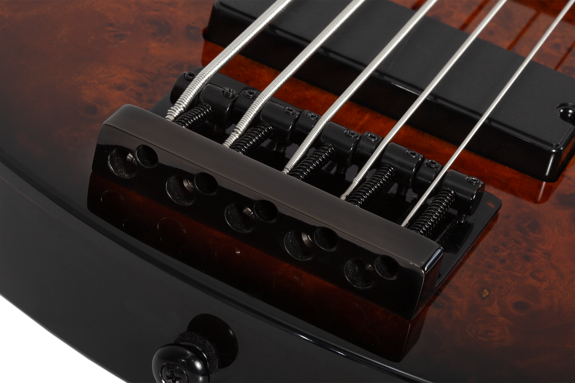 C-5 Standard Bass Tobacco Burl