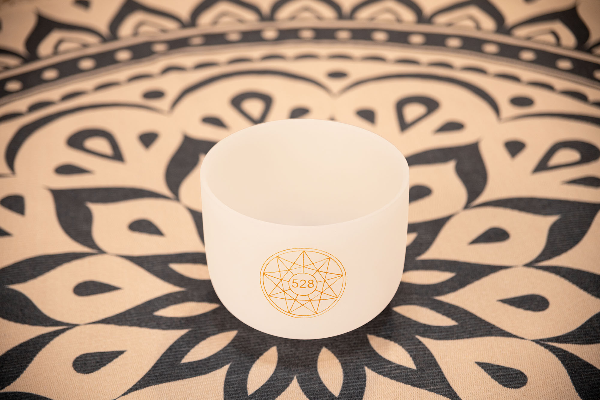 Solfeggio Crystal Singing Bowl