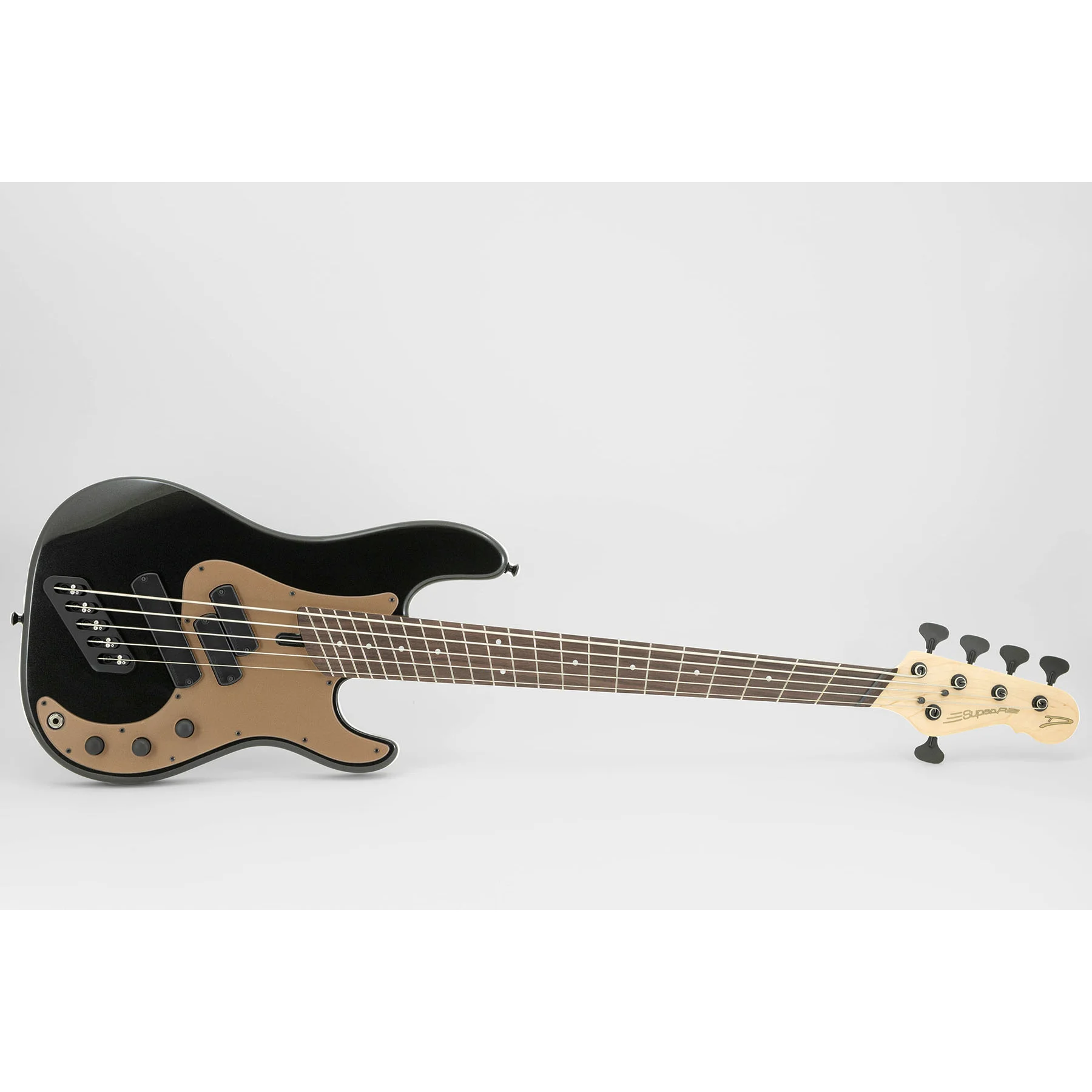 Dingwall SP1 Super P 4-string Bass Gloss Metallic Black Vorderansicht