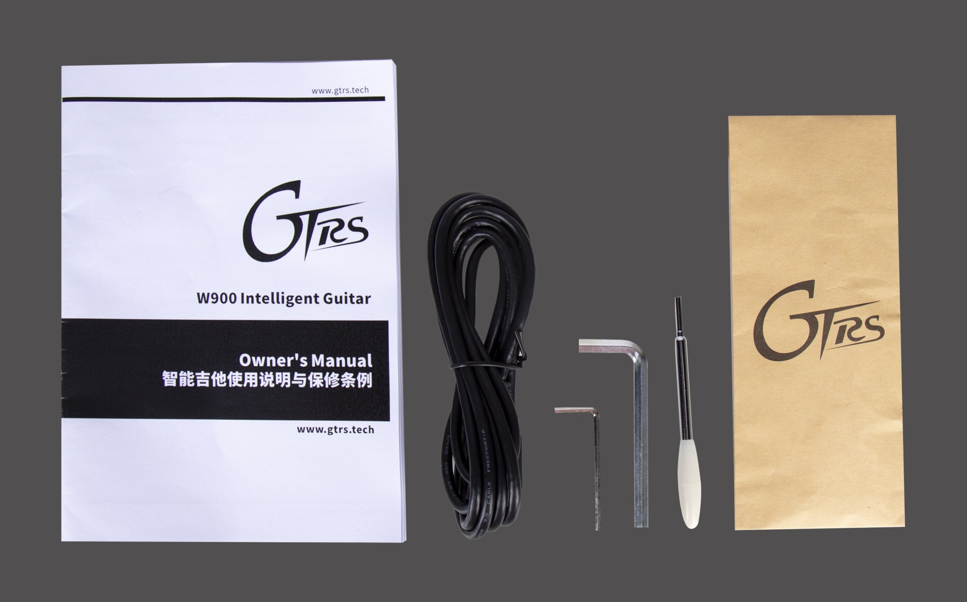 GTRS Guitars Wing 900 Intelligent Guitar (W900) with Wireless System - Aurora Purple (Versandrückläu