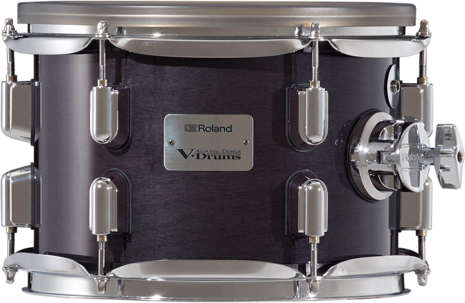 Roland KD-22 Gloss Ebony Kick Drum Pad – 22 Zoll Bassdrum mit schwarzem Hochglanz-Holzkessel