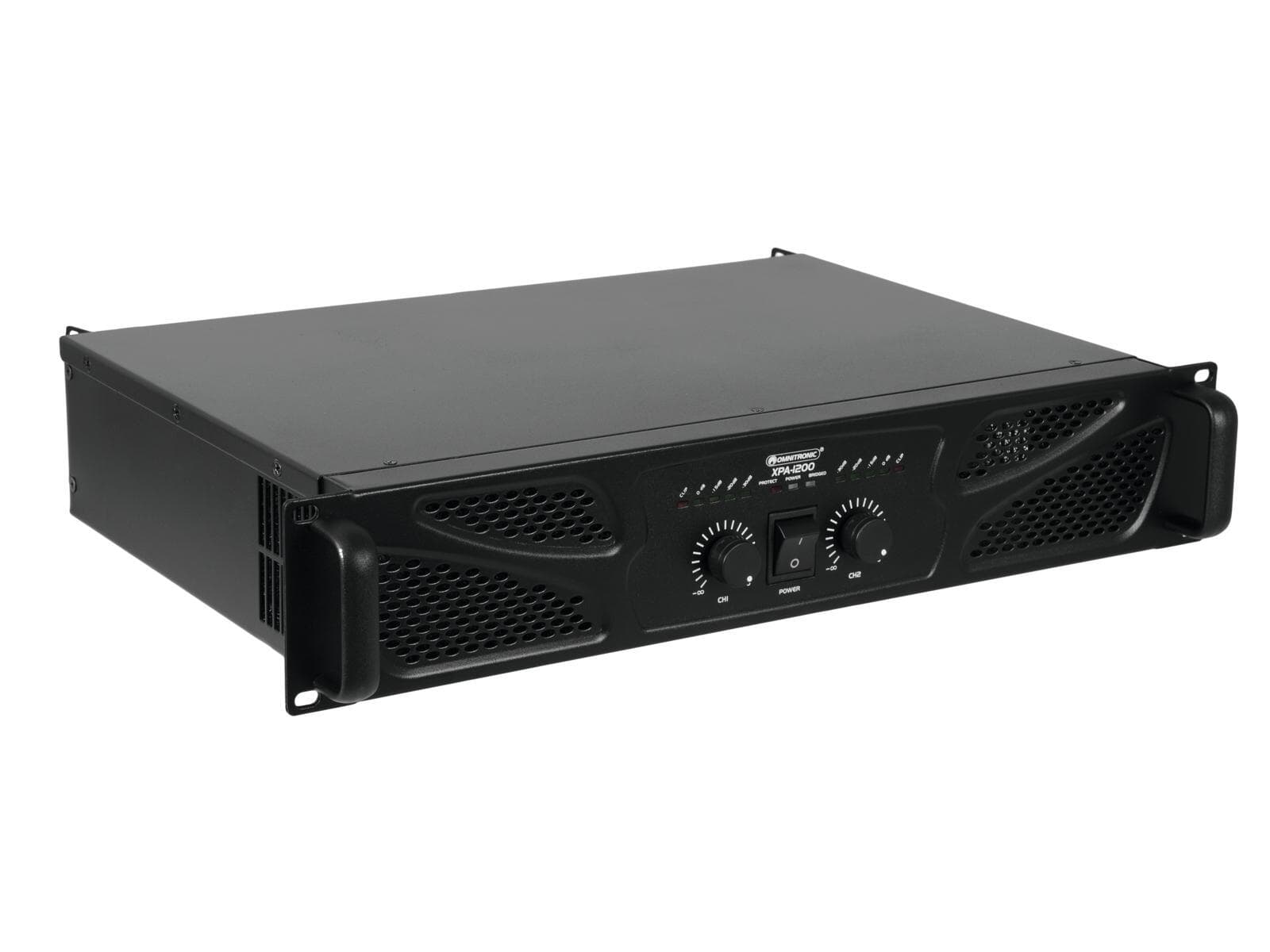 Omnitronic XPA-1200 Endstufe Obenansicht