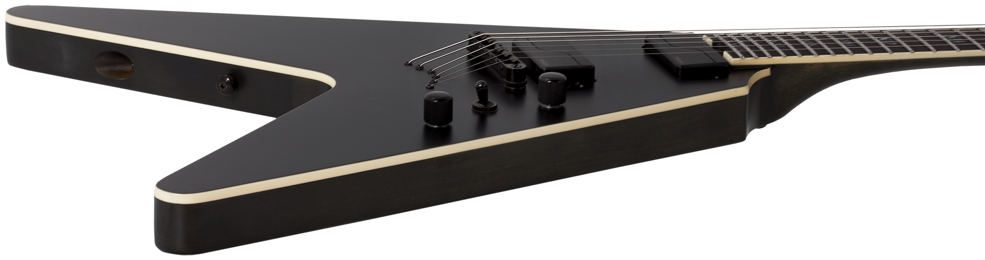 SLS Elite V-1 Evil Twin Satin Black E-Gitarre