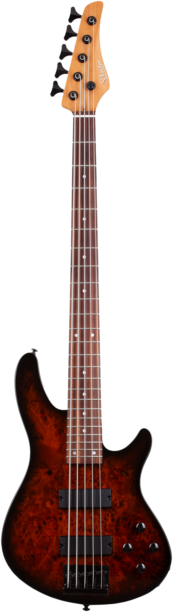 C-5 Standard Bass Tobacco Burl