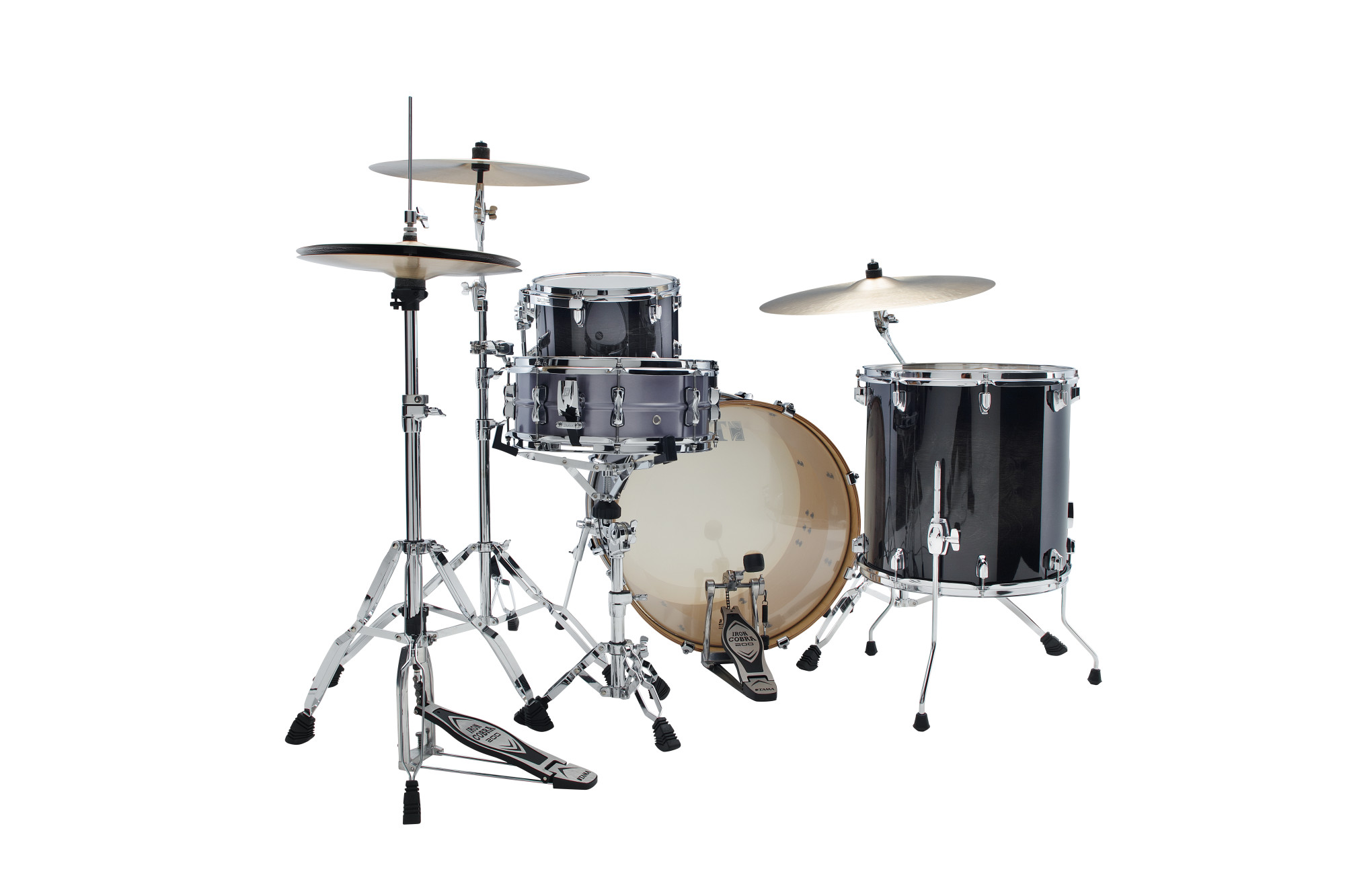 Superstar Classic Drum Set 3 teilig - Transparent Black