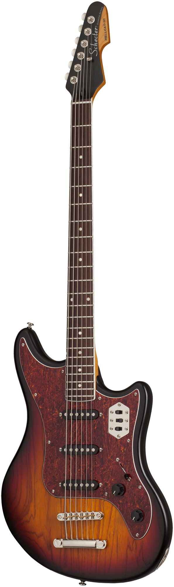 Hellcat VI 3-Tone Sunburst