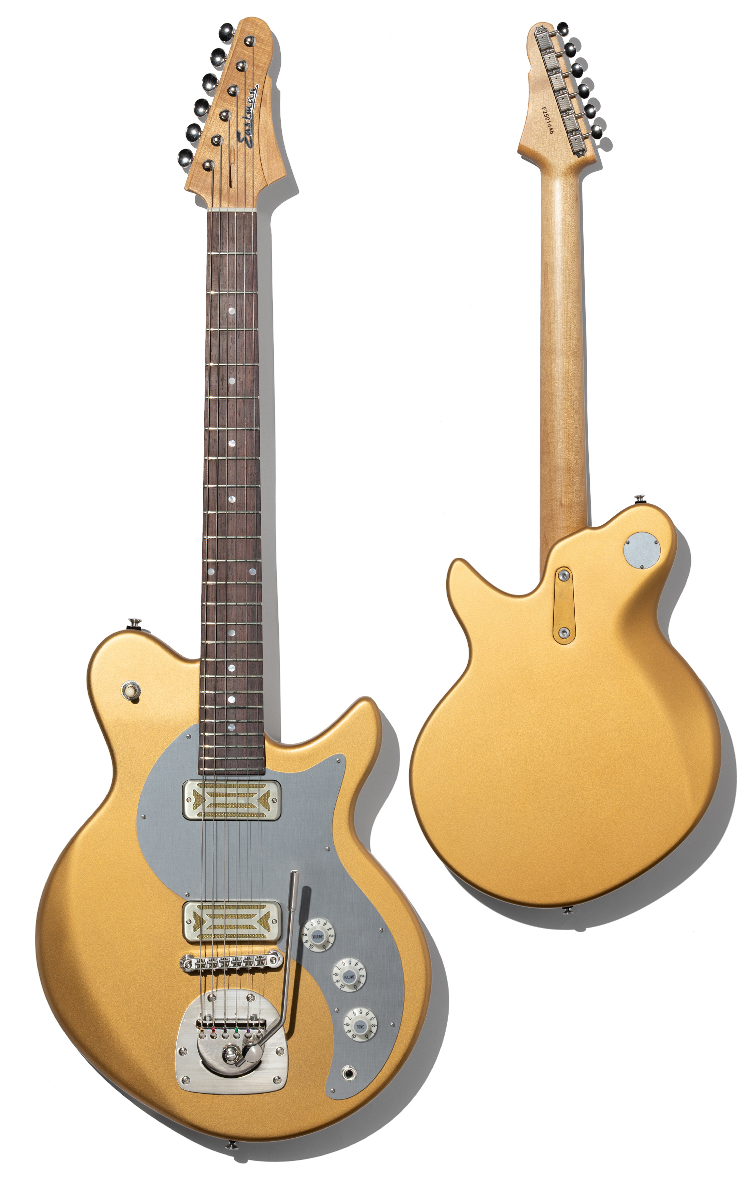 Fullertone Offset '62 Gold E-Gitarre