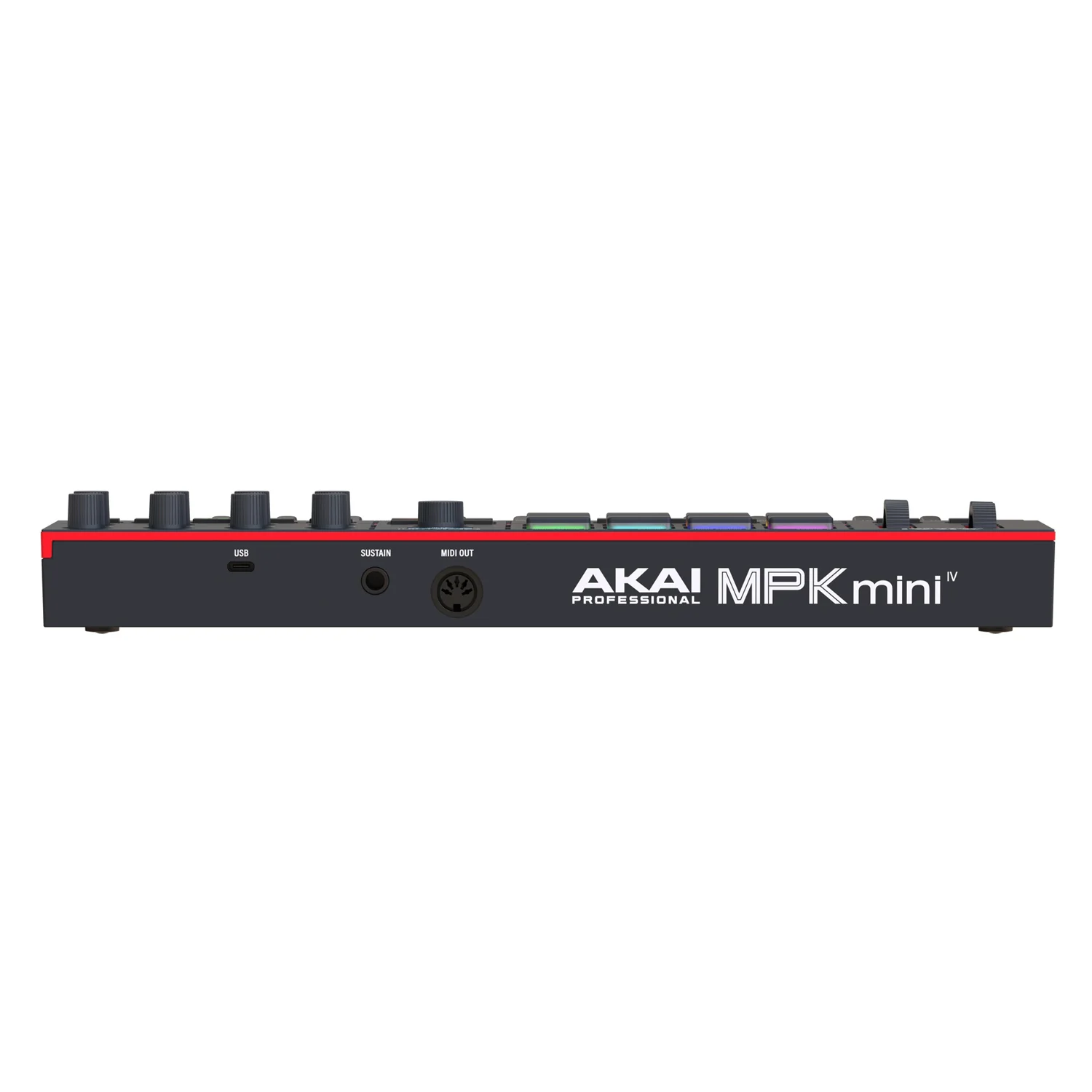 Akai MPK Mini IV mit MIDI-Out und integrierten DAW-Shortcuts