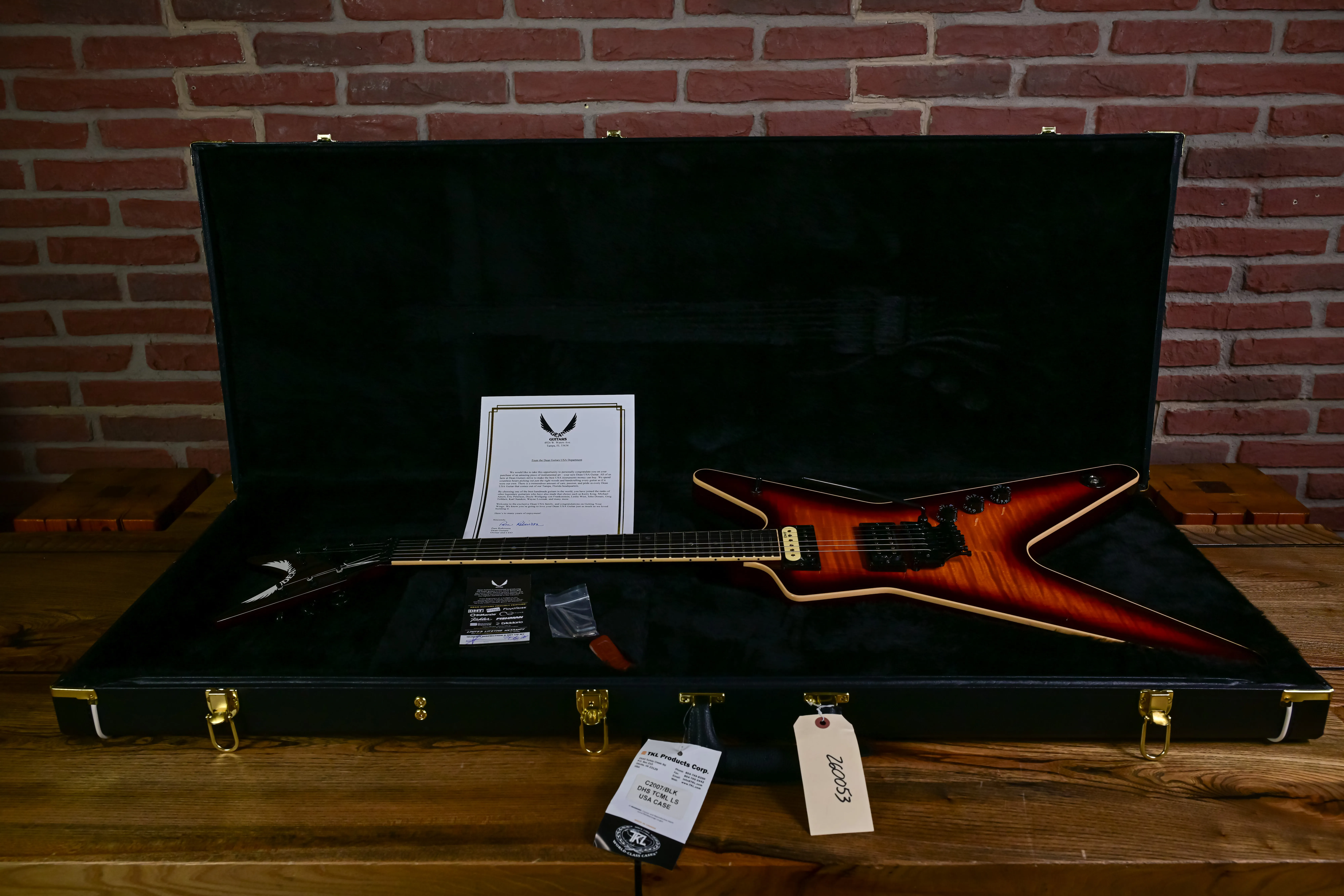USA Custom Shop ML Floyd Flame Top Trans Brazilia