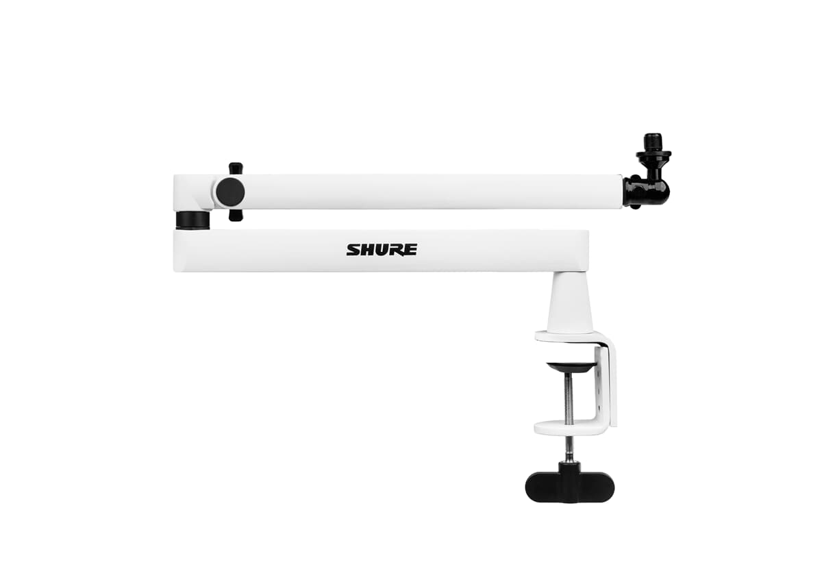 Low-Profile Desktop-Boomarm - Weiß