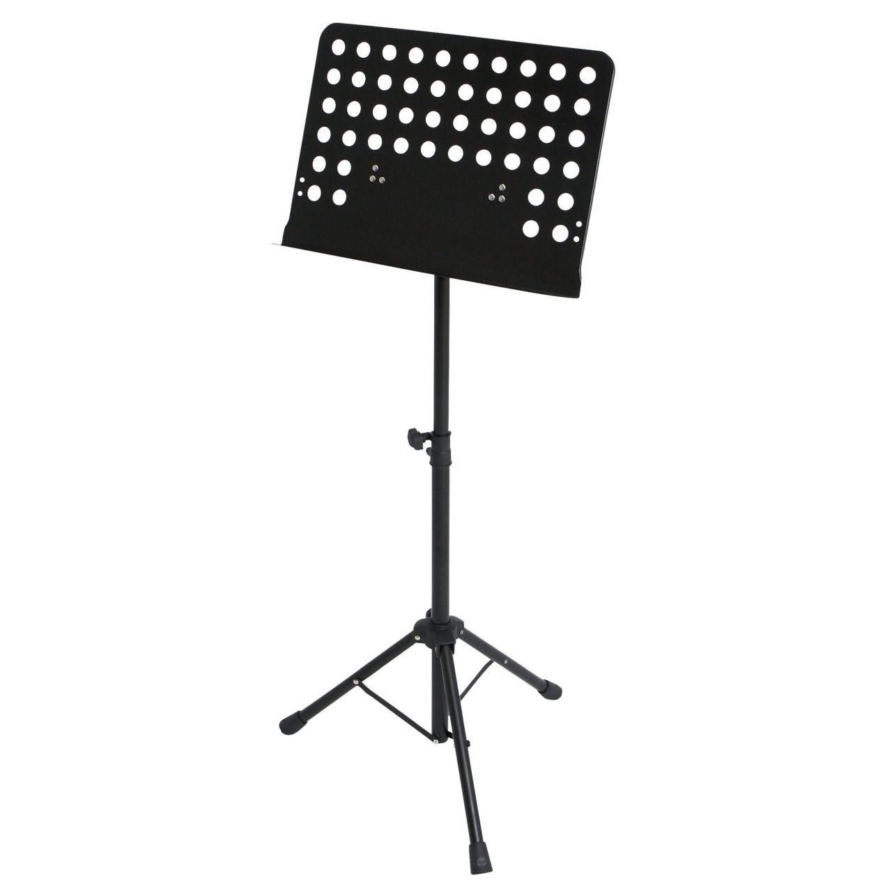 Orchesterpult Lochplatte Schwarz
