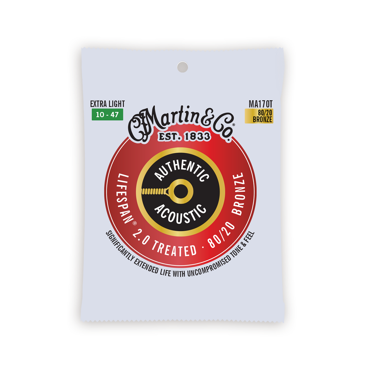 MA170T Authentic Treated, 10-47, Extra Light, 80/20