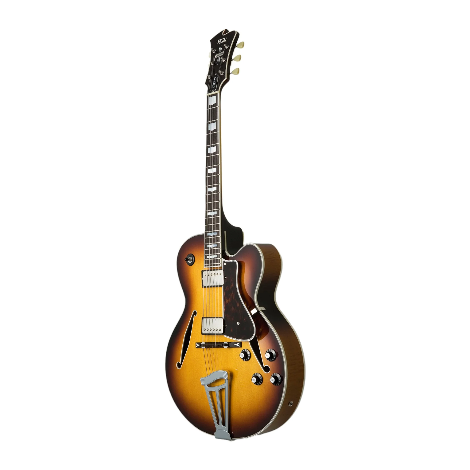 Masterfield Jazz Burst - Hollowbody E-Gitarre