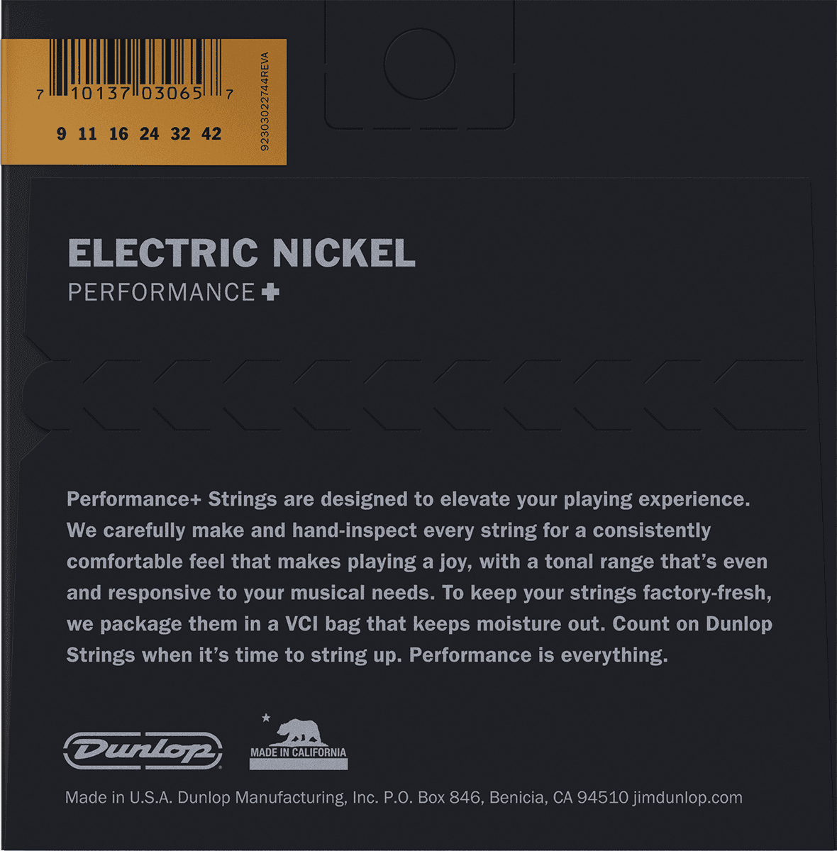 Electric Guitar Strings, Nickel, LIGHT 09-42