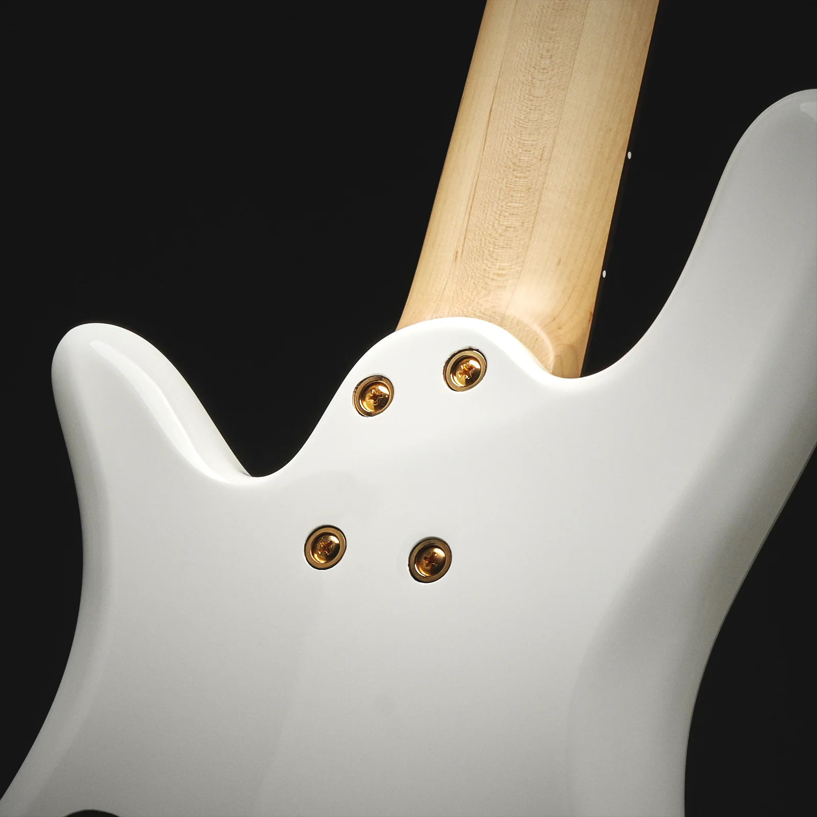 Icon NS-5 Bolt-On White Gloss E-Bass