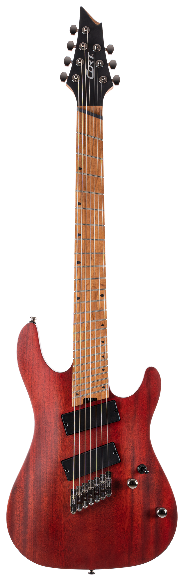 KX307MS Open Pore Mahogany 7-Saiter Multiscale E-Gitarre