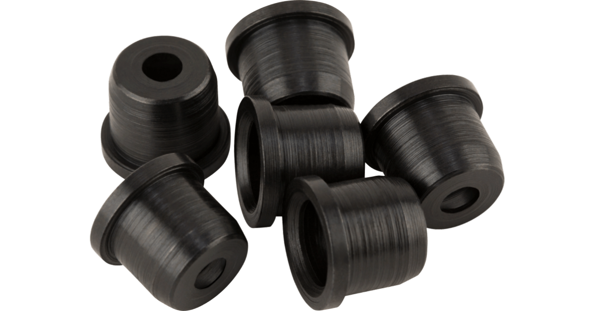 American Standard Tele® Strings-Thru-Body String Ferrules, Black (6) 