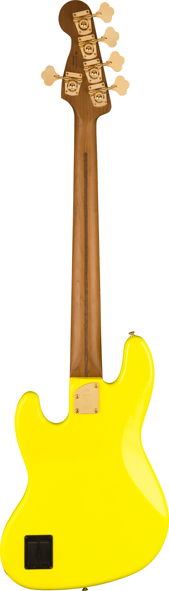 MonoNeon Jazz Bass® V, Maple Fingerboard, Neon Yellow