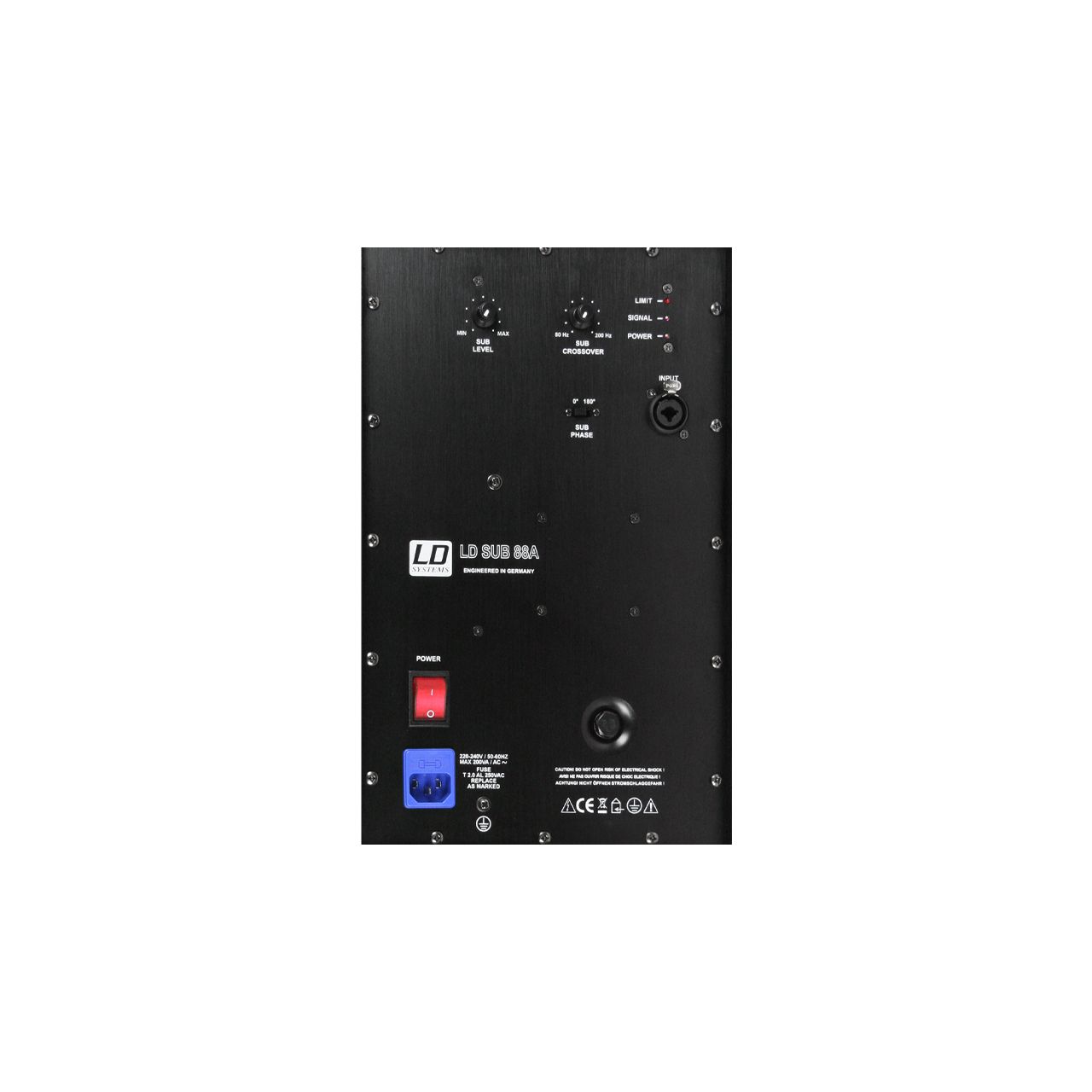 SUB88A - 2 x 8" Subwoofer Aktiv