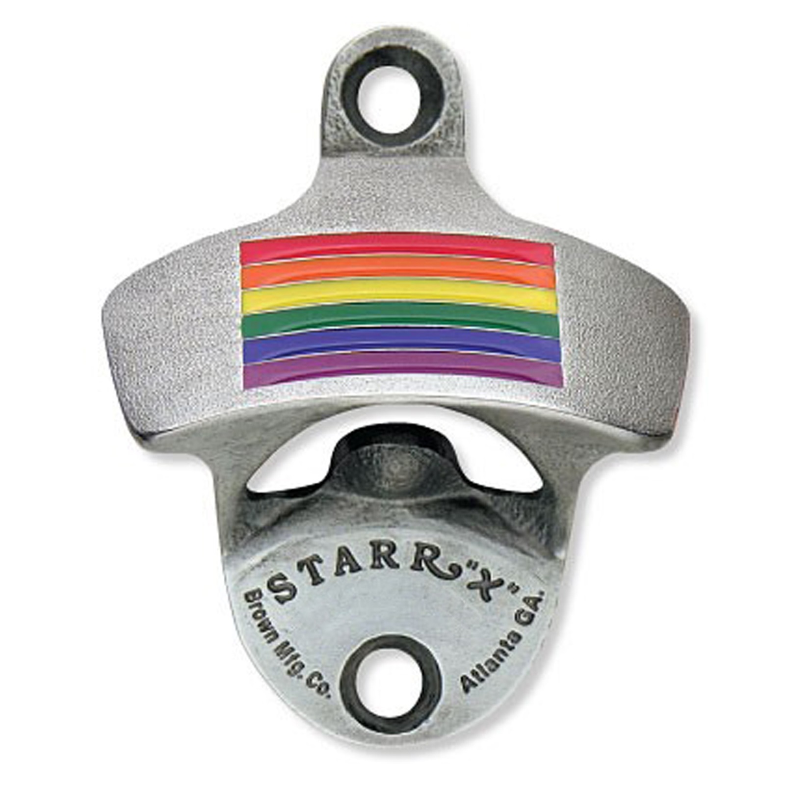 Wandflaschenöffner Regenbogenflagge