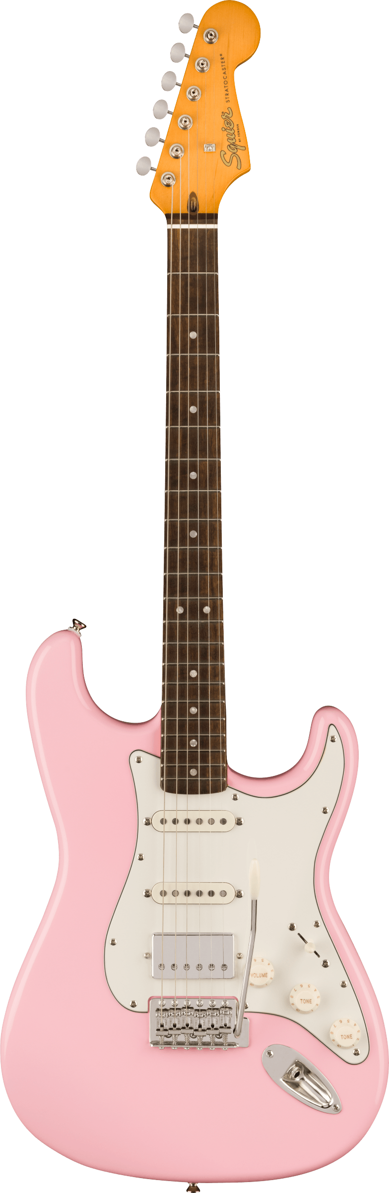 FSR Classic Vibe '60s Stratocaster® HSS, Laurel Fingerboard, Shell Pink