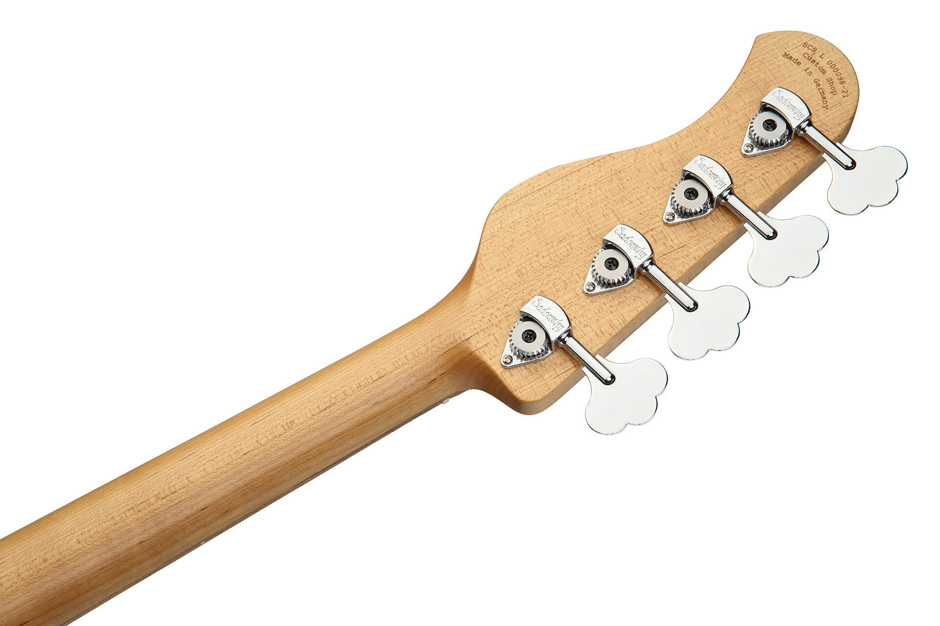 Custom Shop 21-Fret Vintage M/J Bass, 4-String - Caramel Burst Transparent Satin
